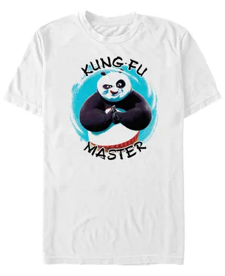 Fifth Sun Kung Fu Panda Men's Po Master Portrait Short Sleeve T-Shirt