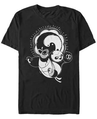 Fifth Sun Kung Fu Panda Men's Po Yin Yang Short Sleeve T-Shirt