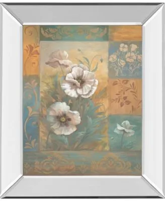 Classy Art Pams Poppies By Vivian Flasch Mirror Framed Print Wall Art Collection