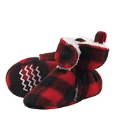 Hudson Baby Girls and Boys Cozy Fleece Sherpa Booties