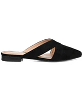 Journee Collection Women's Giada Pointed Toe Slip On Mules