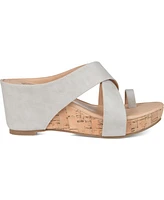 Journee Collection Women's Rayna Wedge Sandal