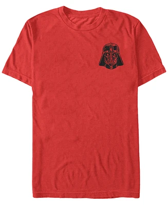 Fifth Sun Star Wars Men's Vader Detailed Pocket Helmet Short Sleeve T-Shirt