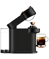 Nespresso Vertuo Next Premium Coffee and Espresso Machine by De'Longhi in Black Rose Gold