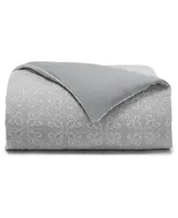 Closeout! Charter Club Damask Designs Woven Tile 3-Pc. Duvet Cover Set, Full/Queen, Created for Macy's