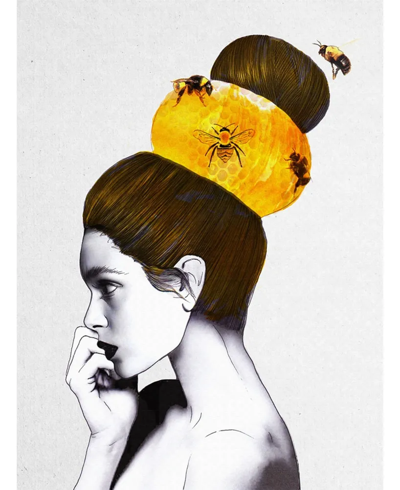 Eyes On Walls Jenny Liz Rome Bee Hive Museum Mounted Canvas 33" x 44"
