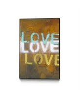 Eyes On Walls Kent Youngstrom Love Love Love Art Block Framed 30" x 40"