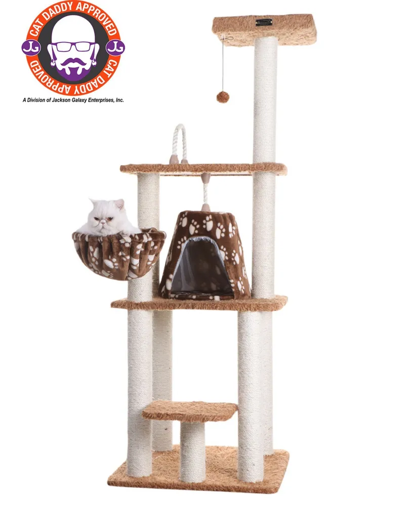 Armarkat Real Wood Cat Furniture, Pressed Wood Kitty Tower