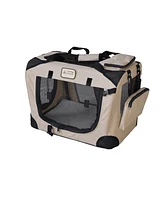 Armarkat FoldIng Soft Dog Crate For Dogs And Cats, Pet Travel Carrier Bag For Big Medium Cats PC201B