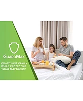 Guardmax Waterproof Zippered Mattress Encasement -King Size (11-13 Deep) - White