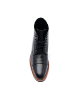 Anthony Veer Men's Ranveer Cap-Toe Rugged 6" Lace-Up Boots