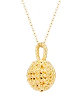 brook & york Parker Knot 14K Gold Pendant