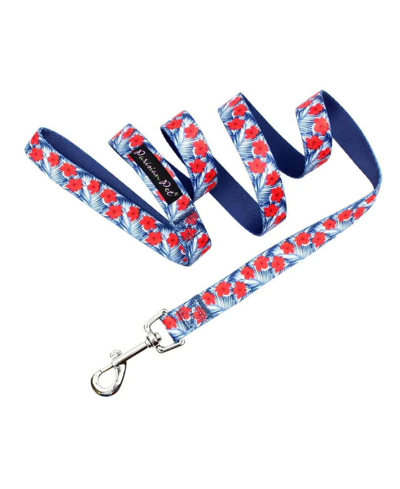 Parisian Pet Hibiscus Dog Leash