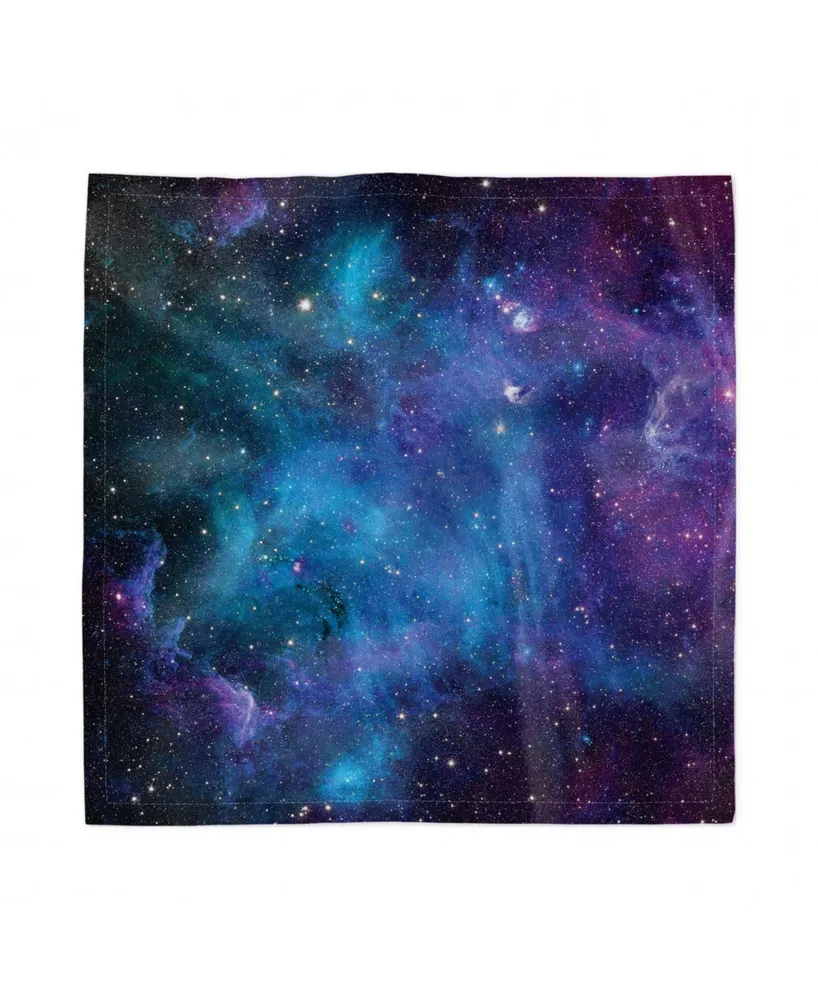 Ambesonne Outer Space Set of 4 Napkins, 12" x 12"