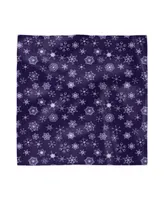 Ambesonne Snowflake Set of 4 Napkins