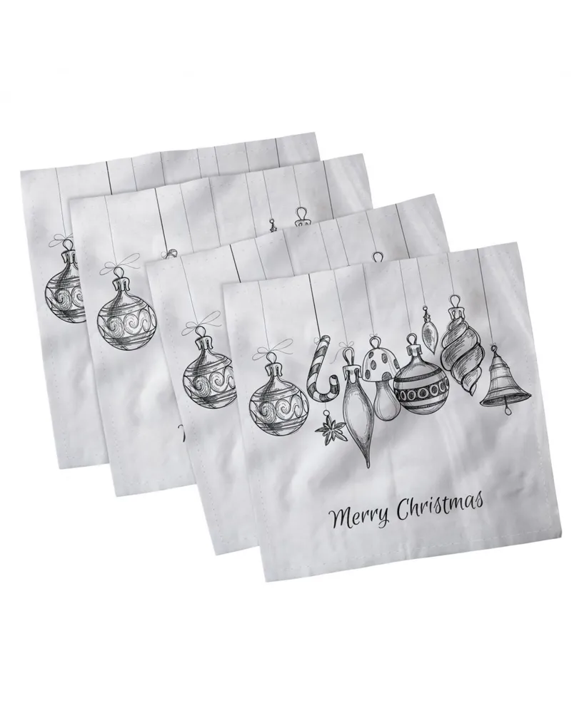 Ambesonne Christmas Set of 4