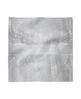 Ambesonne Waves Dots Xmas Set of 4 Napkins, 12" x 12"