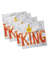 Ambesonne King Set of 4 Napkins, 18" x 18"