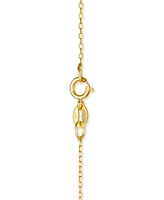 Italian Gold Love Knot 18" Pendant Necklace in 14k Gold