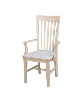 International Concepts Tall Mission Chair with Arms