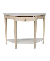 International Concepts Half Moon Console Table