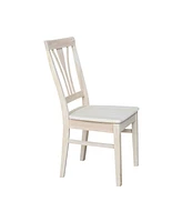 International Concepts Fanback Chairs, Set of 2