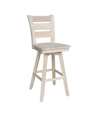 International Concepts Tuscany Bar Height Stool with Swivel and Auto Return