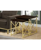 Monarch Specialties Nesting Table - 2 Piece Set