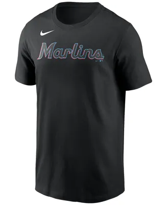 Nike Miami Marlins Men's Swoosh Wordmark T-Shirt