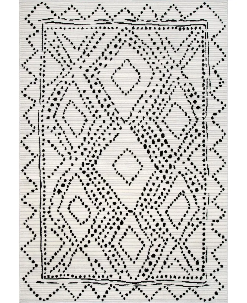 nuLoom Creek Contemporary Antonina Gray 5' x 8' Area Rug