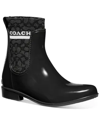 Coach Women's Rivington Logo Rain Boots