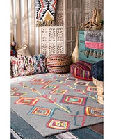 nuLoom San Miguel Hand Tufted Belini 5' x 8' Area Rug