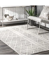 nuLoom Bodrum Sarina Diamonds 4' x 6' Area Rug