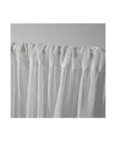 Exclusive Home Itaji Sheer Rod Pocket Top Curtain Panel Pair, 54" x 63"