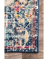 nuLoom Bodrum Vintage-Inspired Medallion Maranda Multi 3' x 5' Area Rug