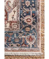 nuLoom Mystic Ehtel Medallion Fringe 6'7" x 9'4" Area Rug