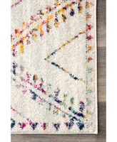 nuLoom Nile Geometric Cherelle Multi 6'7" x 9' Area Rug