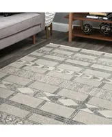 Nuloom Fantasy Contemporary Ismay Gray Area Rug