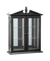 Design Toscano Amesbury Manor Hardwood Wall Curio Cabinet