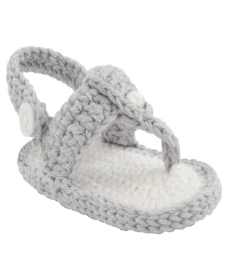 Baby Deer Baby Girls Every Occasion Crochet Thong Sandal