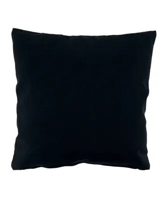 Saro Lifestyle Solid Indoor/Outdoor Decorative Pillow, 17" x 17"