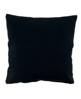 Saro Lifestyle Solid Indoor/Outdoor Decorative Pillow, 17" x 17"