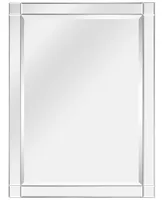 Empire Art Direct Moderno Squared Corner Beveled Rectangle Wall Mirror