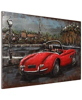 Empire Art Direct Convertible Mixed Media Iron Hand Painted Dimensional Wall Art, 32" x 48" x 2"