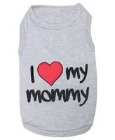 Parisian Pet I Love Mommy Dog T-shirt