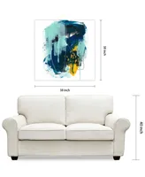 Empire Art Direct Intuitive Motion I Frameless Free Floating Tempered Art Glass Abstract Wall Art by Ead Art Coop