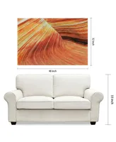 Empire Art Direct Painted Rock Frameless Free Floating Tempered Glass Panel Graphic Abstract Wall Art, 32" x 48" x 0.2"