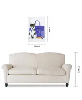 Empire Art Direct Husky Frameless Free Floating Tempered Glass Panel Graphic Dog Wall Art, 24" x 16" x 0.2"