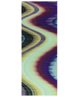 Empire Art Direct Rumba Abstract 3 Frameless Free Floating Tempered Glass Panel Graphic Abstract Wall Art, 63" x 24" x 0.2"