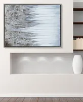 Empire Art Direct Iceberg Textured Metallic Hand Painted Wall Art by Martin Edwards, 40" x 30" x 1.5"